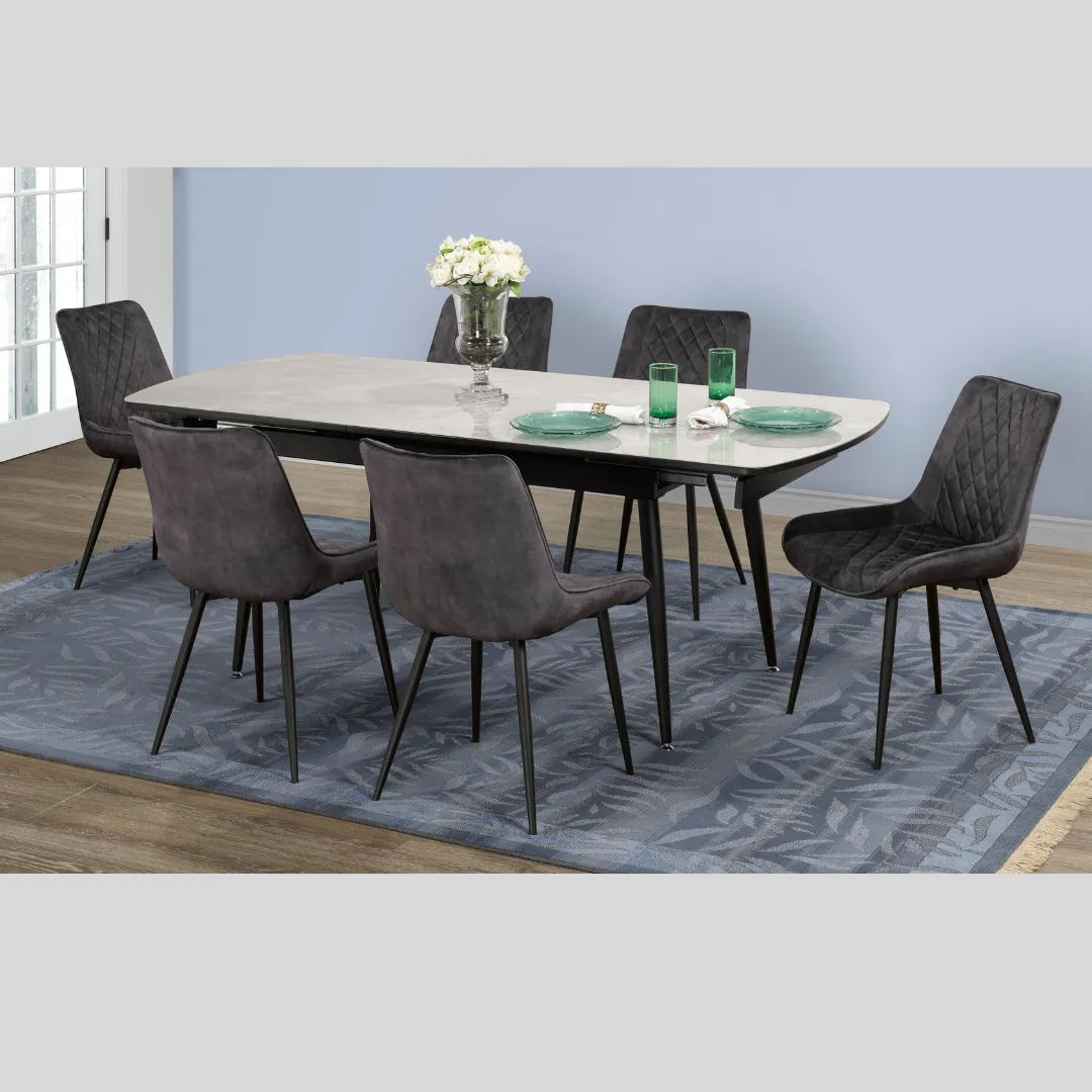 7-Piece Grey Dining Set