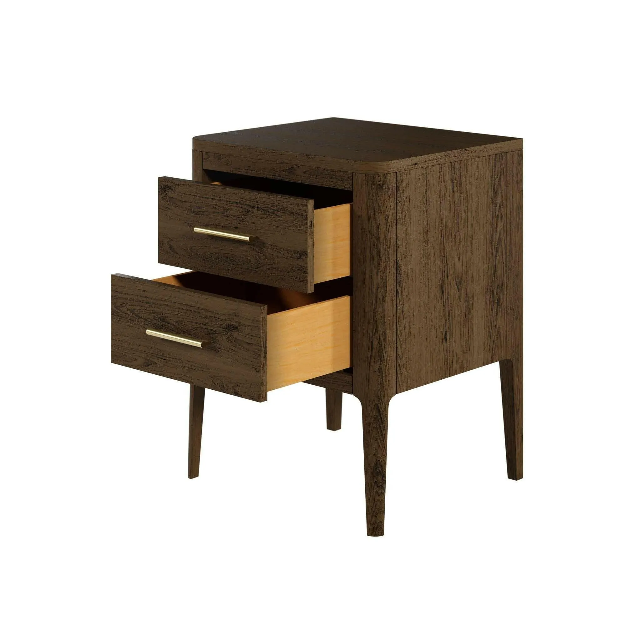 Abberley Bedside - Brown