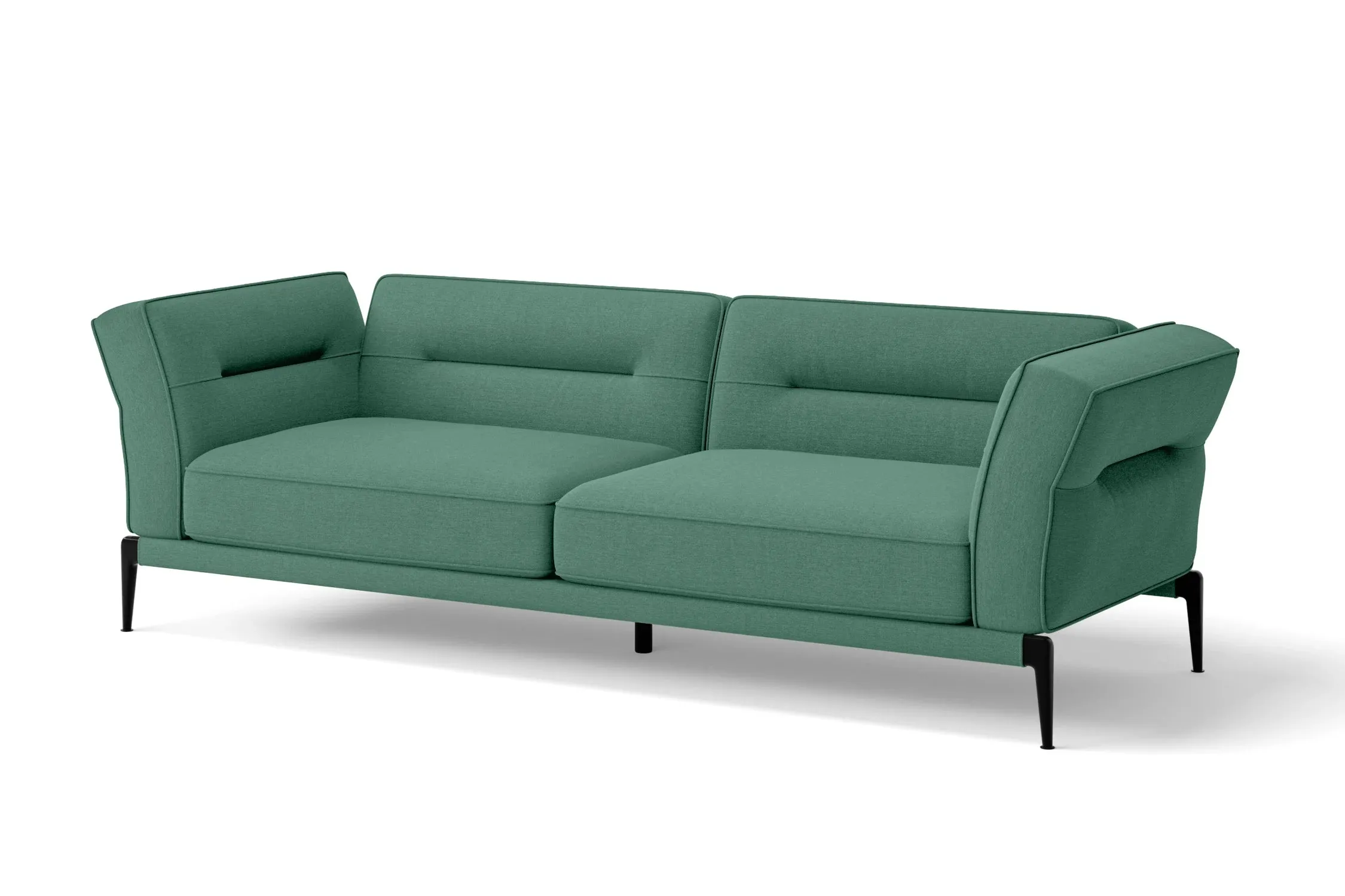 Acerra 3 Seater Sofa Mint Green Linen Fabric