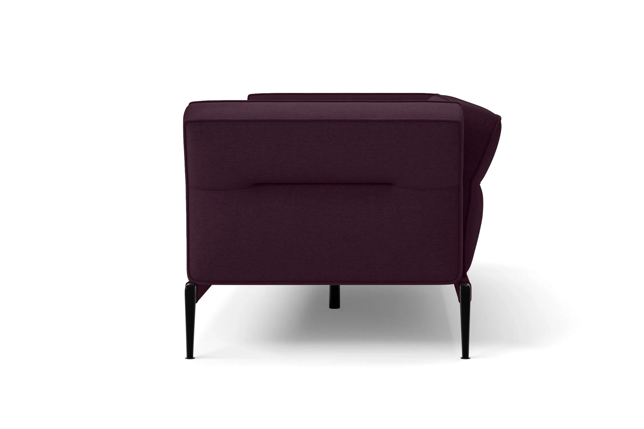 Acerra 4 Seater Sofa Purple Linen Fabric