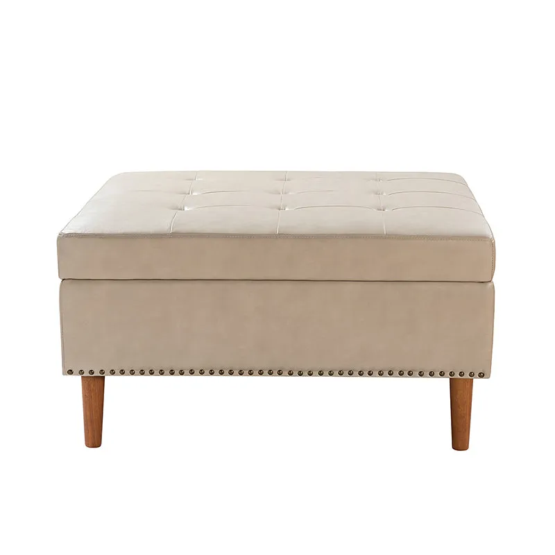 Alejandro Storage Tufted Cocktail Ottoman