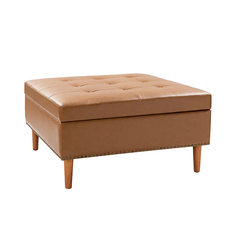 Alejandro Storage Tufted Cocktail Ottoman