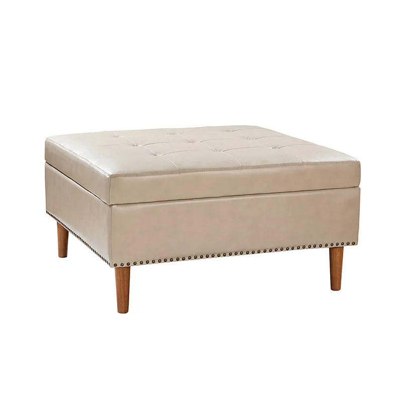 Alejandro Storage Tufted Cocktail Ottoman