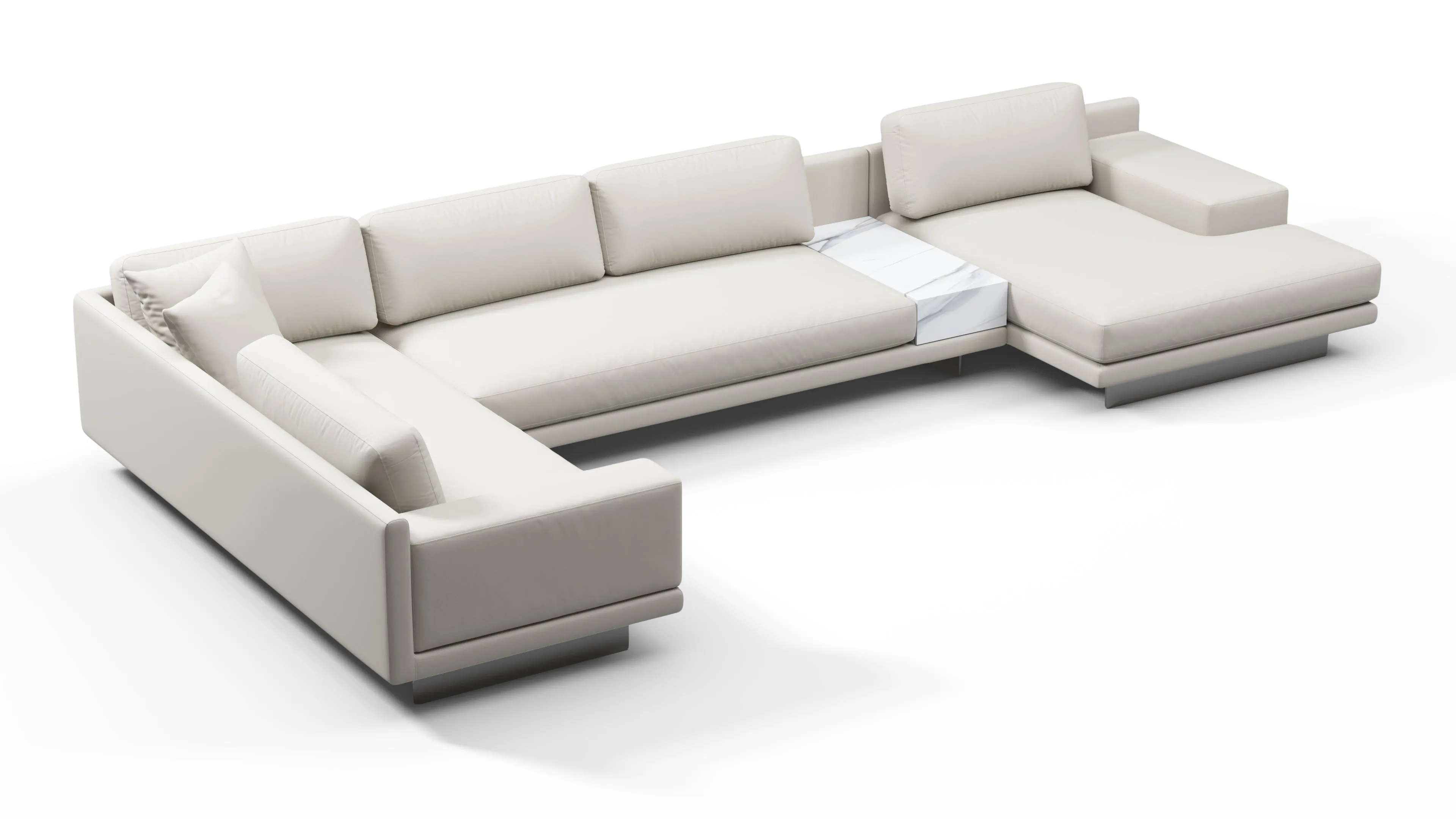 Alessio - Alessio Outdoor Sectional, Large Left Corner, Shell Performance Weave