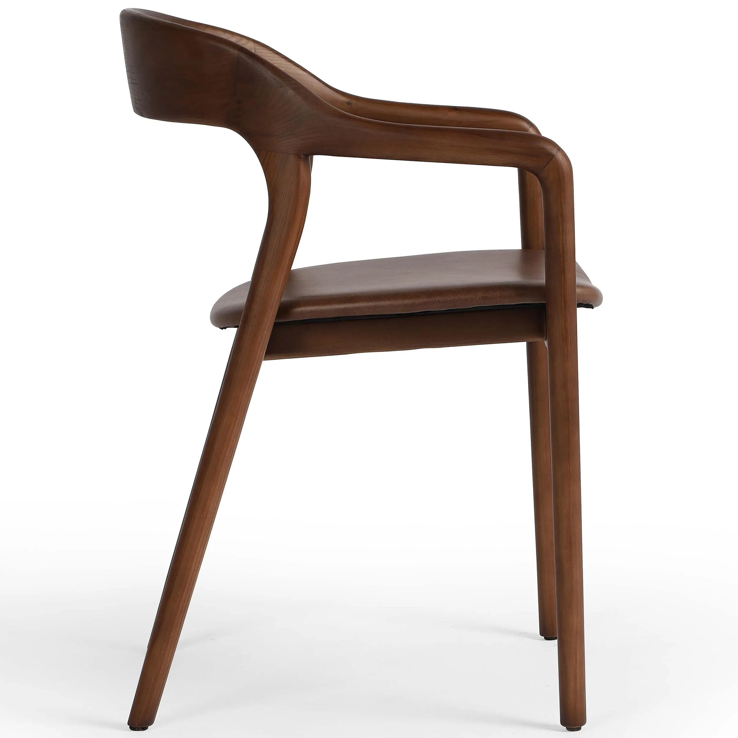 Amare Leather Arm Chair, Sonoma Coco