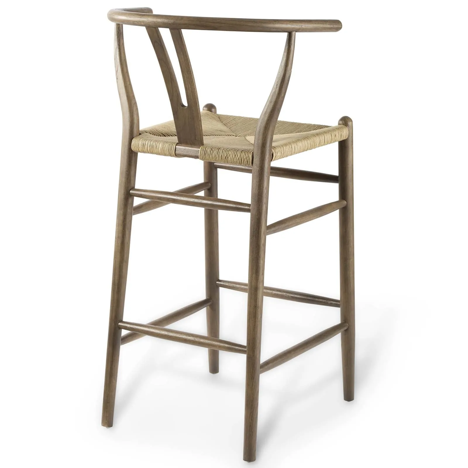 Amish Wood Bar Stool Set of 2