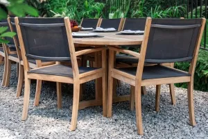 ANCHORAGE 11 PIECE DINING SET - 40" X 83"-111" Concord Extension Table with 8 Side Chairs and 2 Arm Chairs