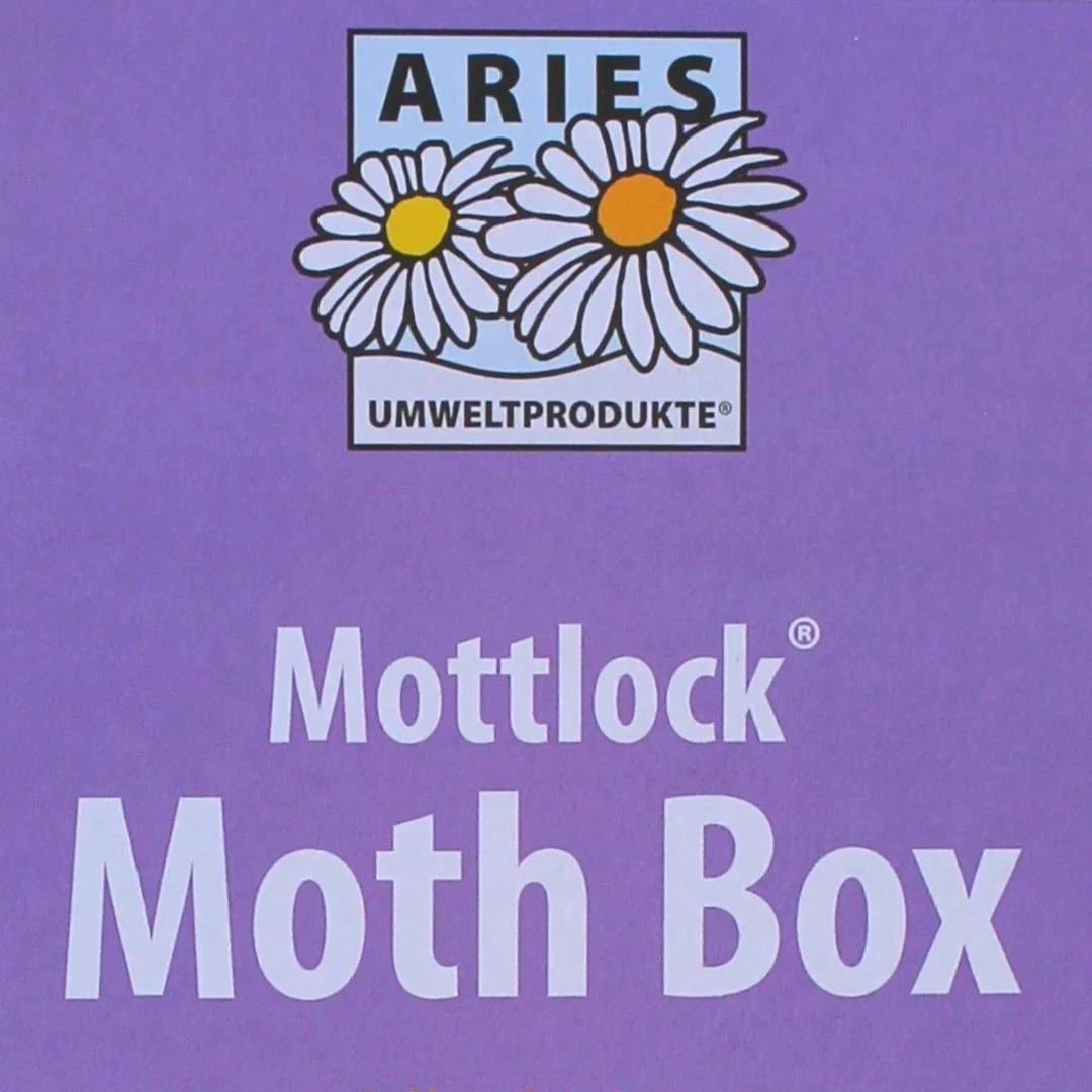 Aries Mottlock Moth Box - Adhesive Trap for Clothes Moths