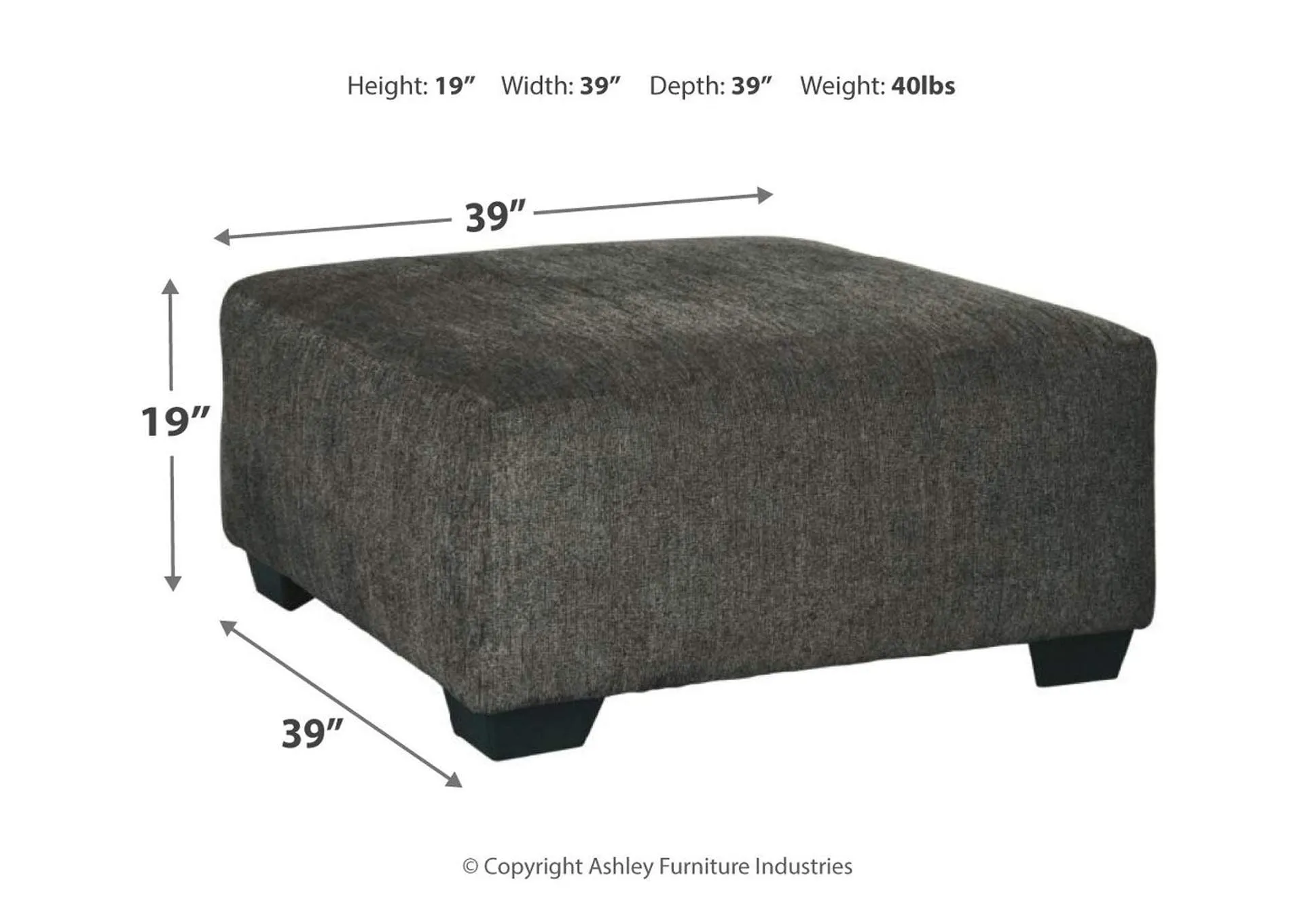 Ballinasloe Oversized Ottoman