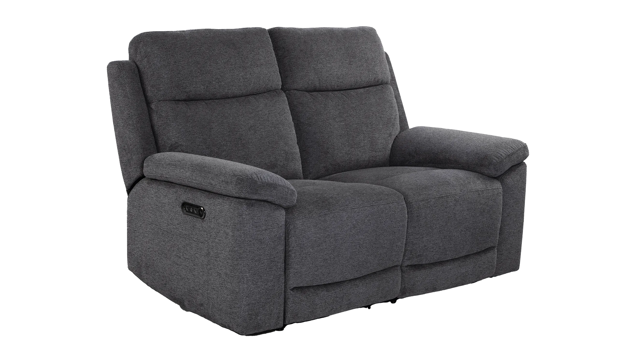 Banks 2 Seater Manual Recliner Fabric Sofa