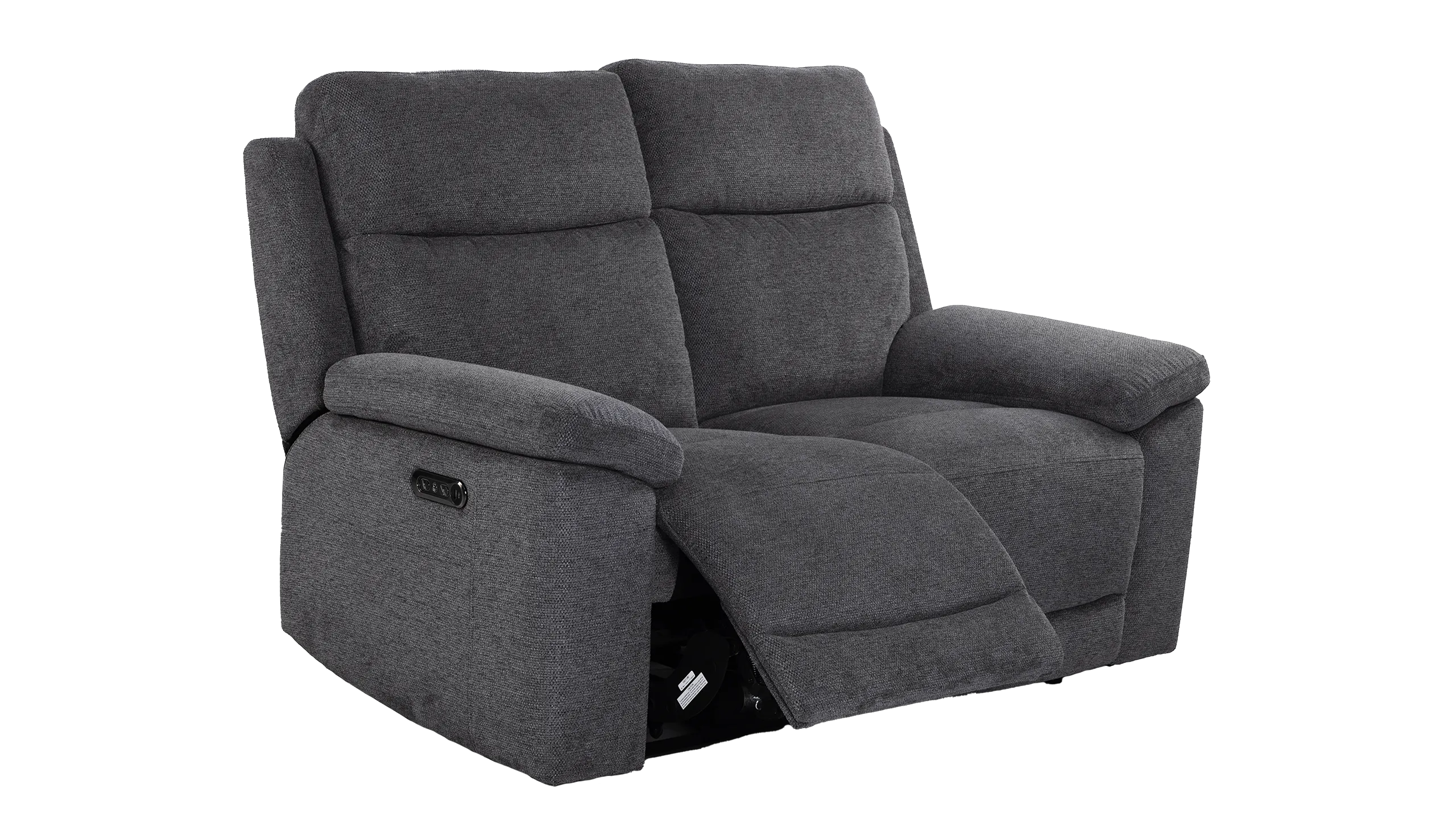 Banks 2 Seater Manual Recliner Fabric Sofa