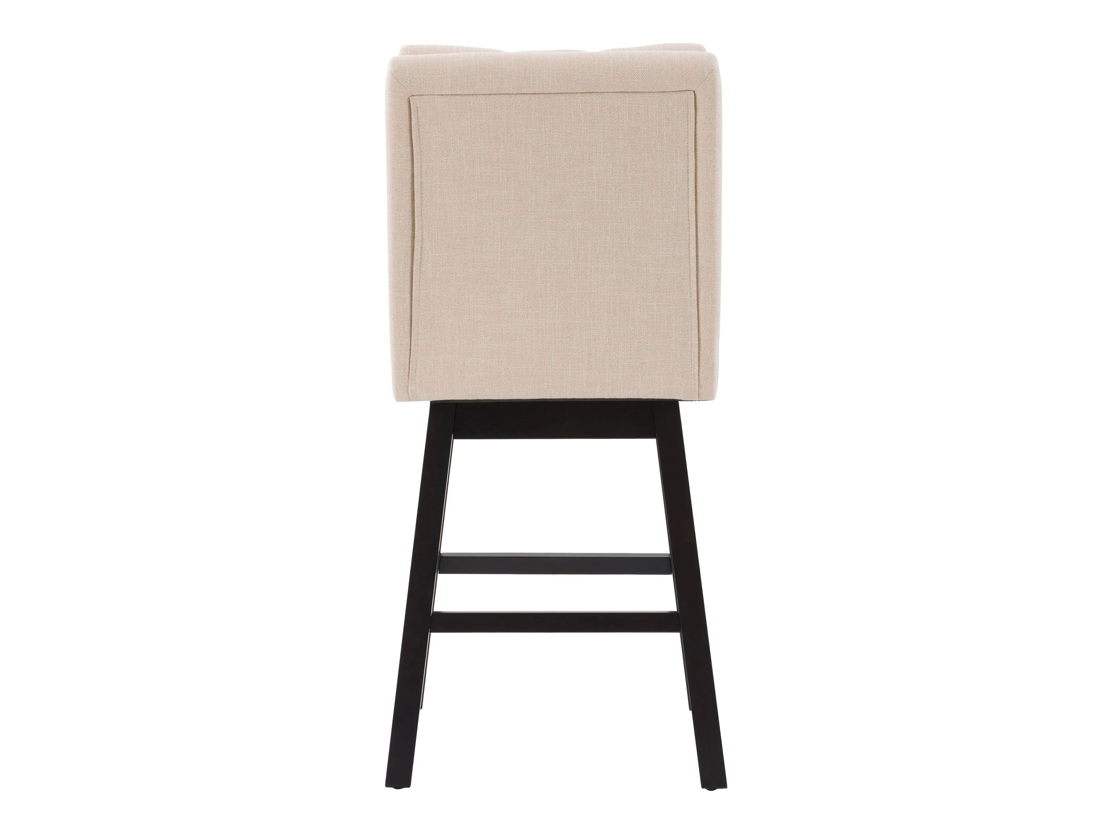 Beige Button Tufted Bar Stools