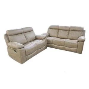 Bently 3 2 Fabric Recliner Latte