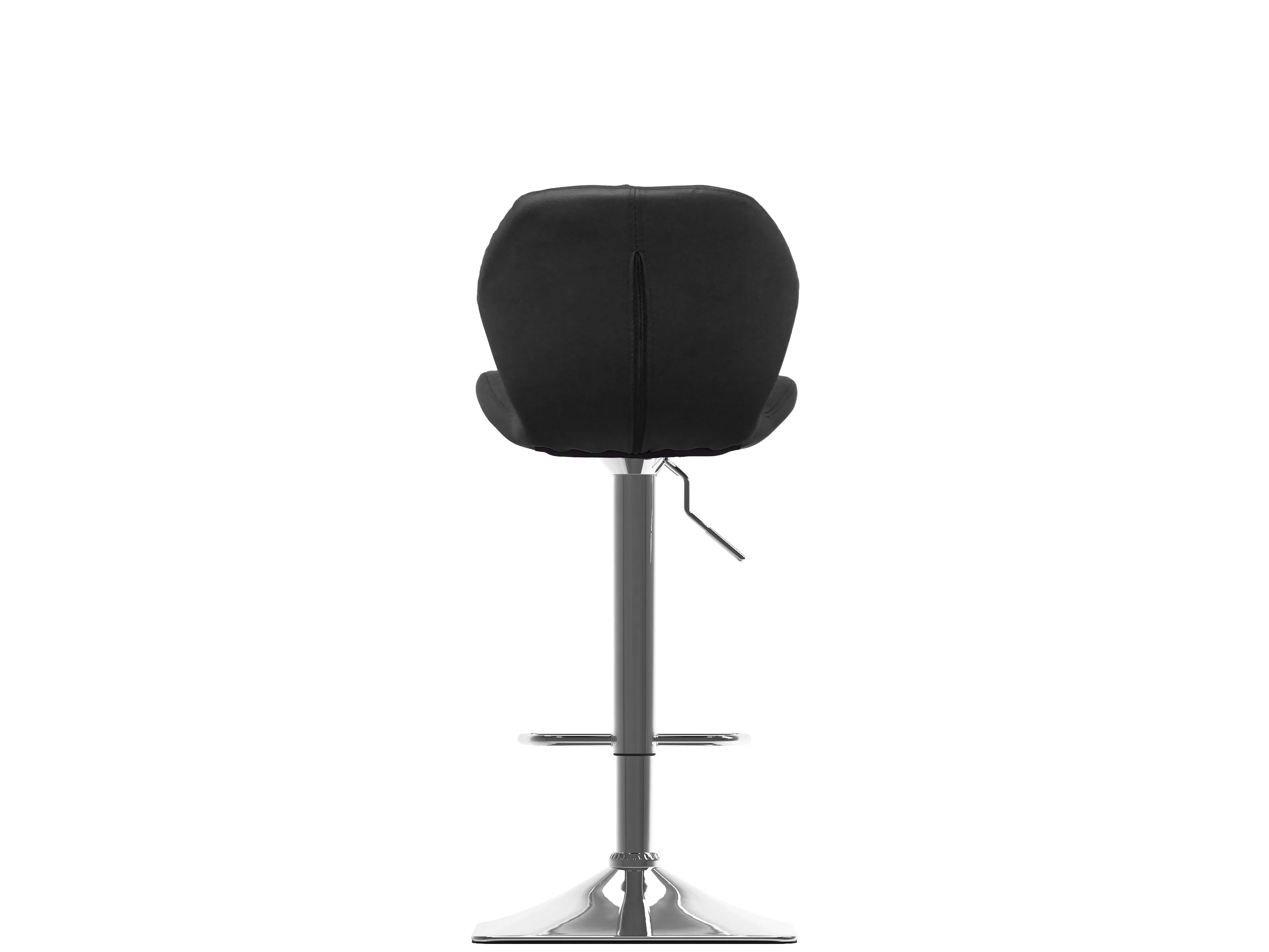 Black Bar Stools with Backs, Set of 2