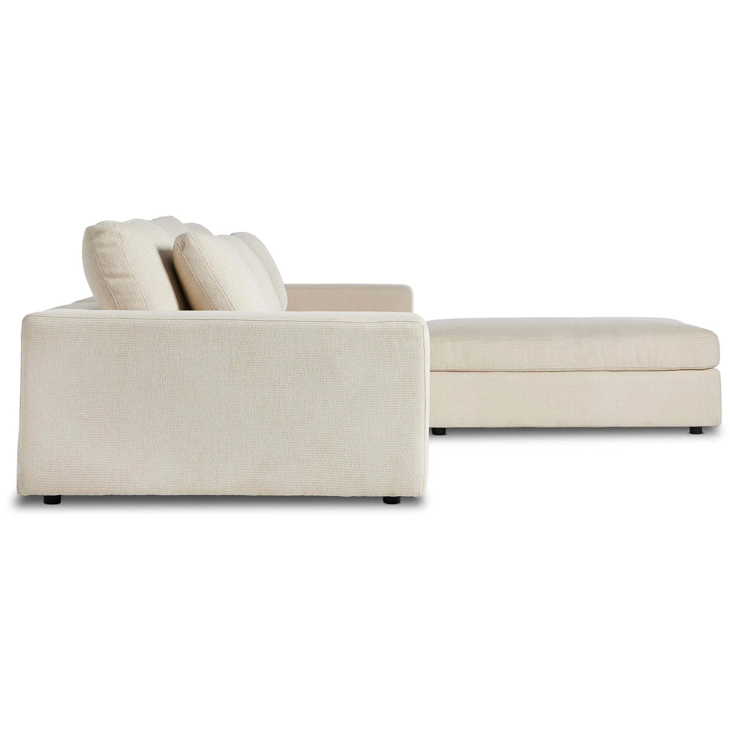 Bloor 3 Piece Sofa w/Ottoman, Clairmont Sand