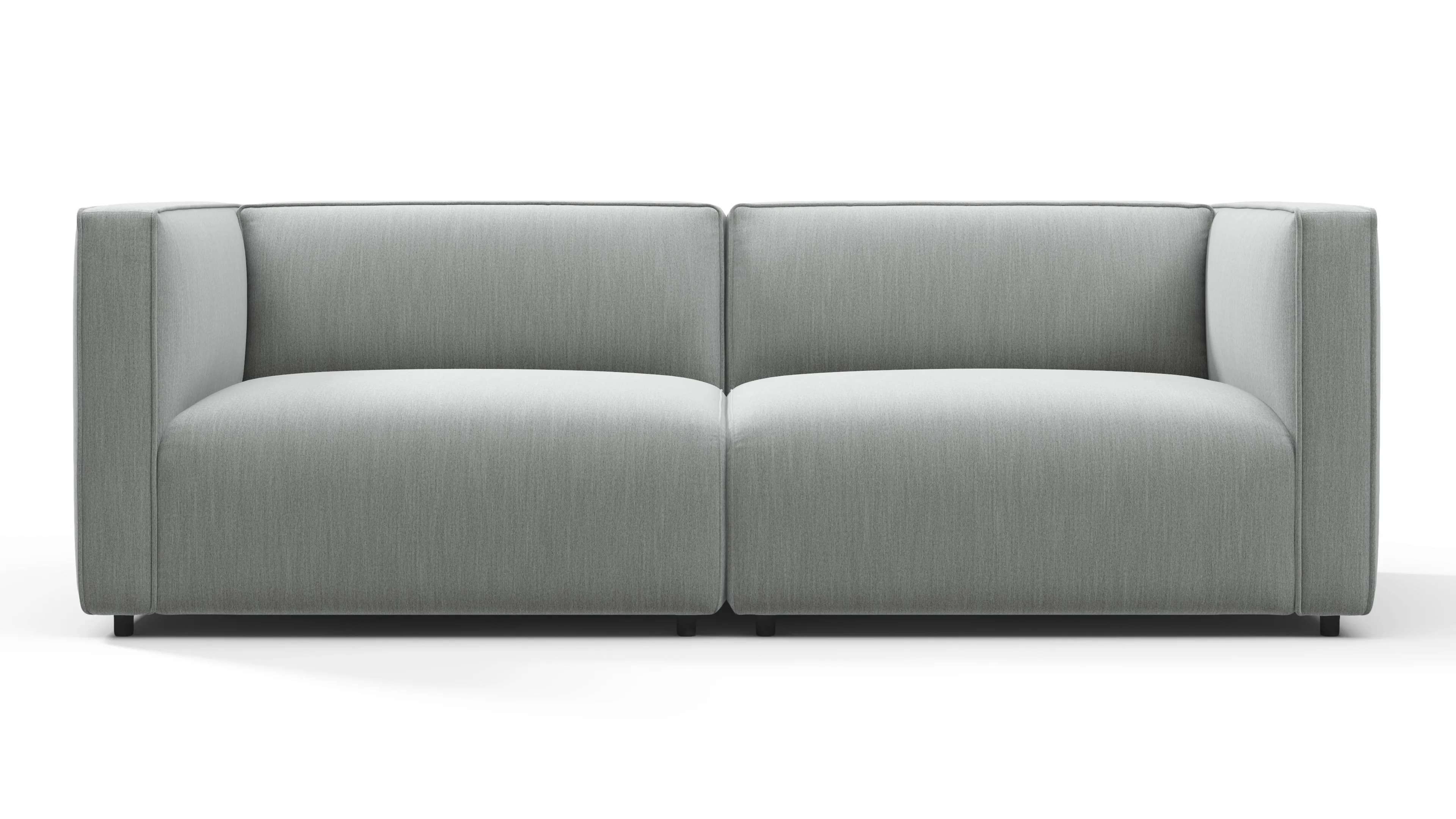 Bond - Bond Outdoor Two Seater Sofa, Dove Grey Performance Weave