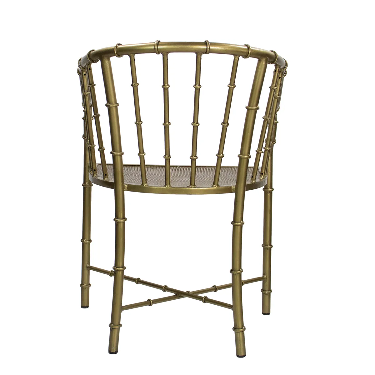 Brass Bamboo Armchair