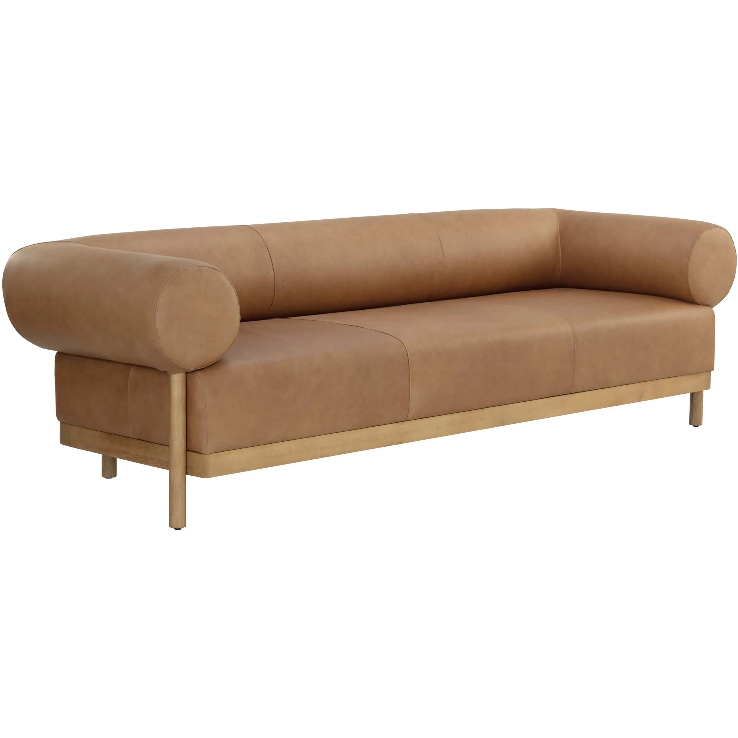 Bromley Leather Sofa, Ludlow Sesame