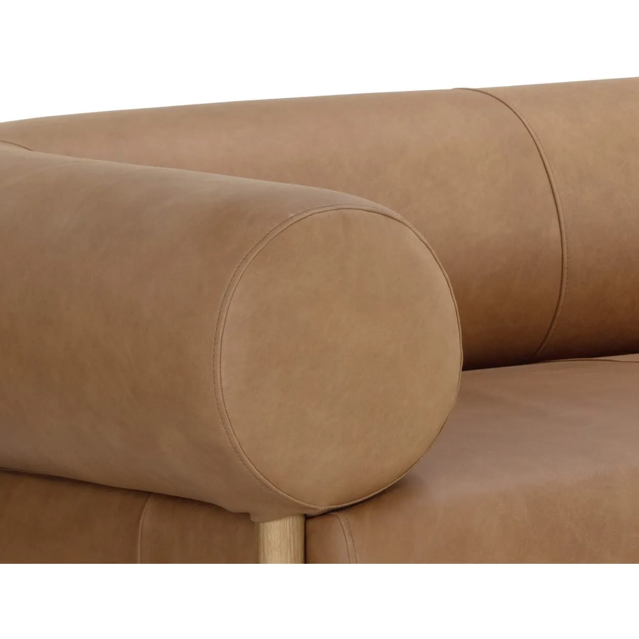 Bromley Leather Sofa, Ludlow Sesame