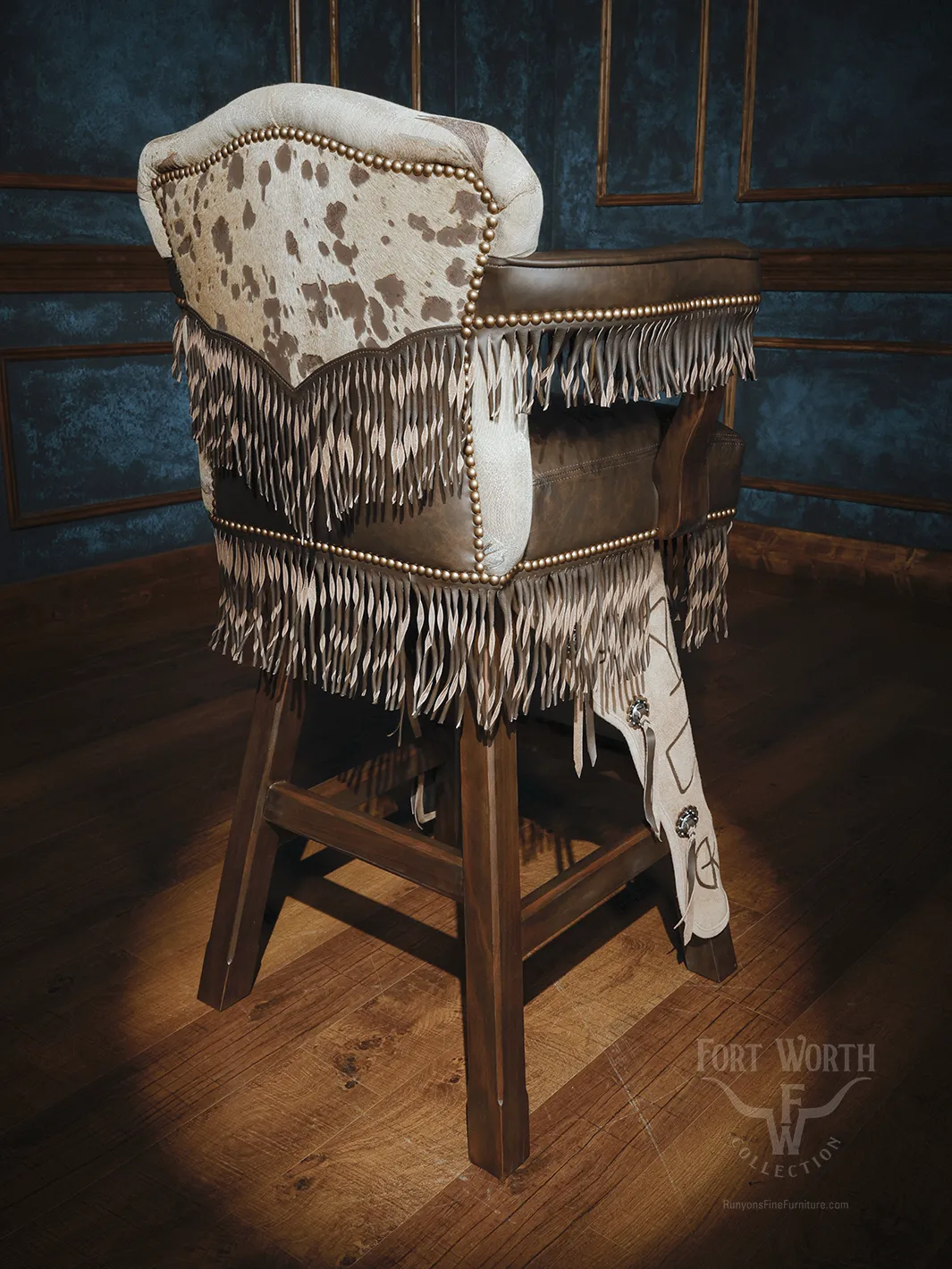 Bronco Buster Western Bar Stool