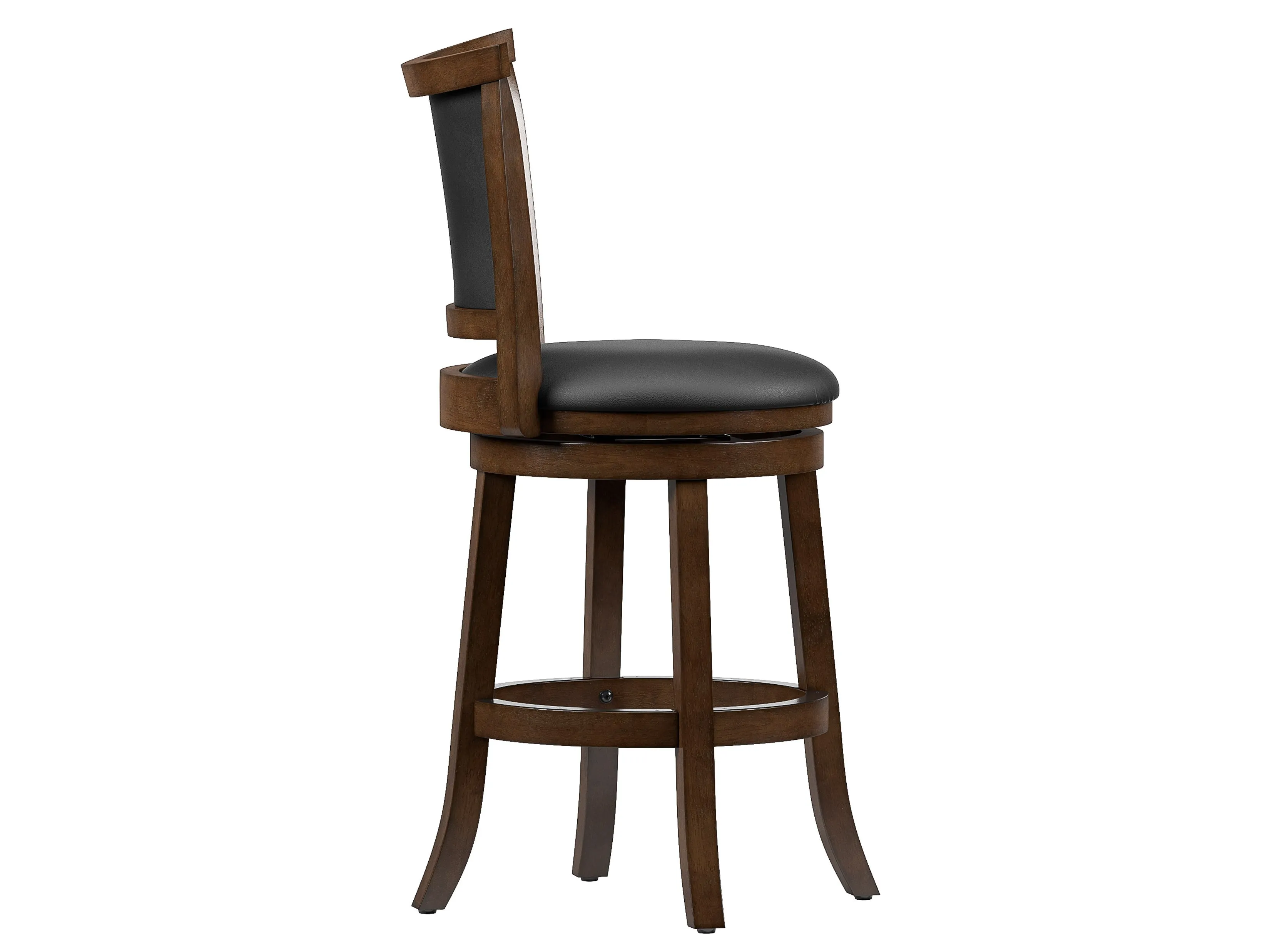 Brown Counter Height Bar Stools, Set of 2