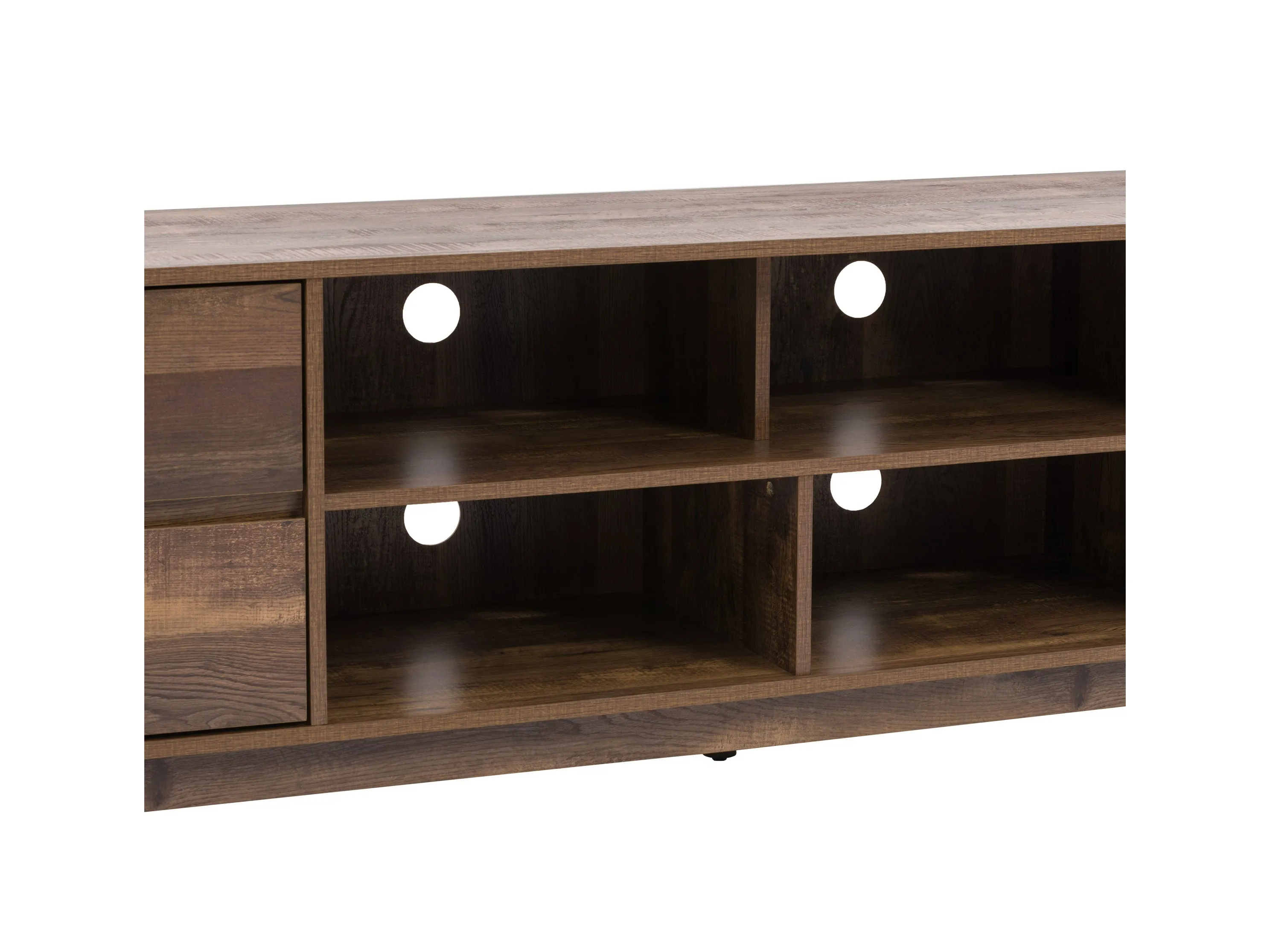 Brown Modern TV Stand, TVs up to 85"