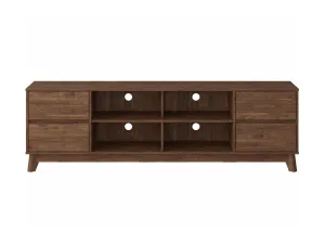 Brown Modern TV Stand, TVs up to 85"