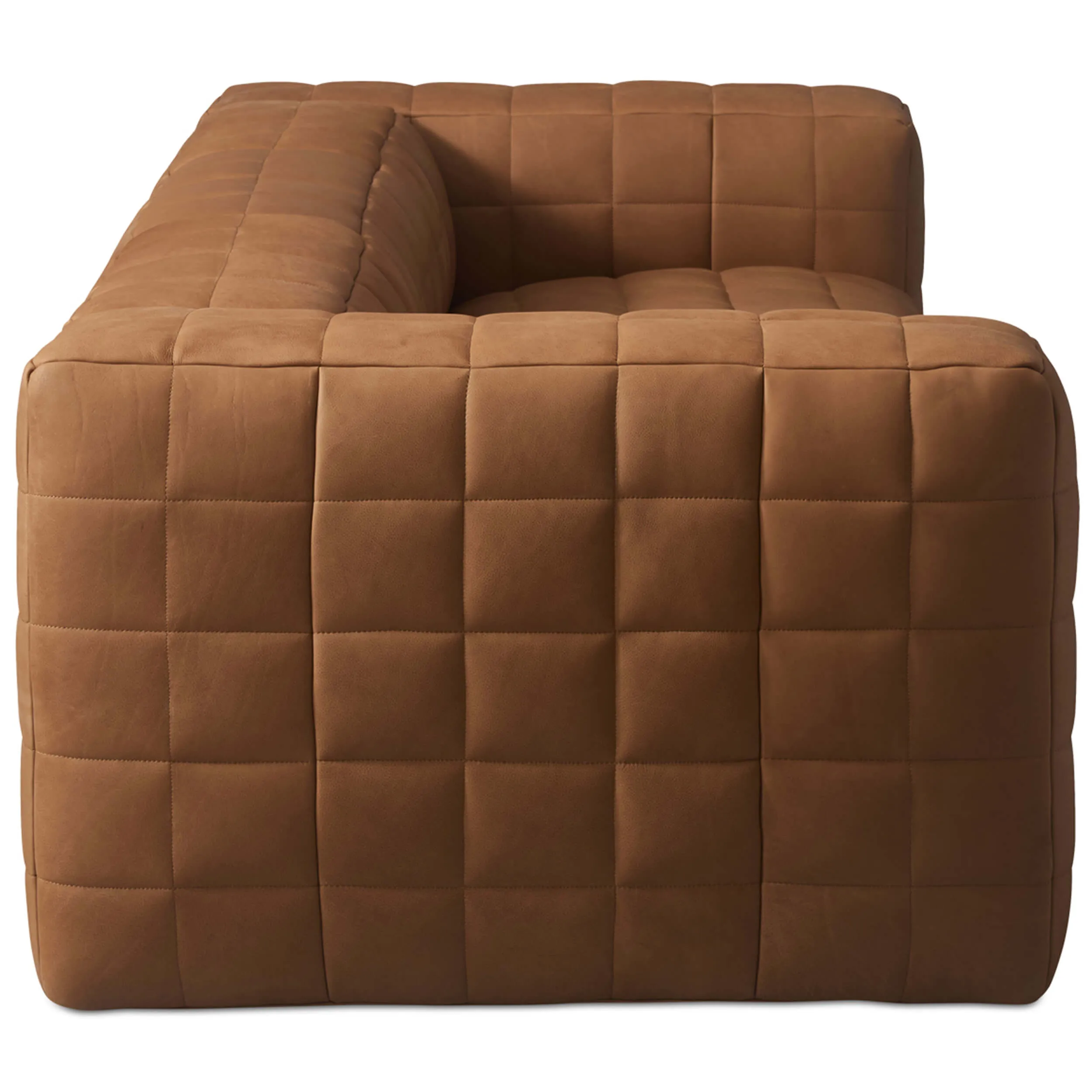 Callan Leather Sofa, Tan