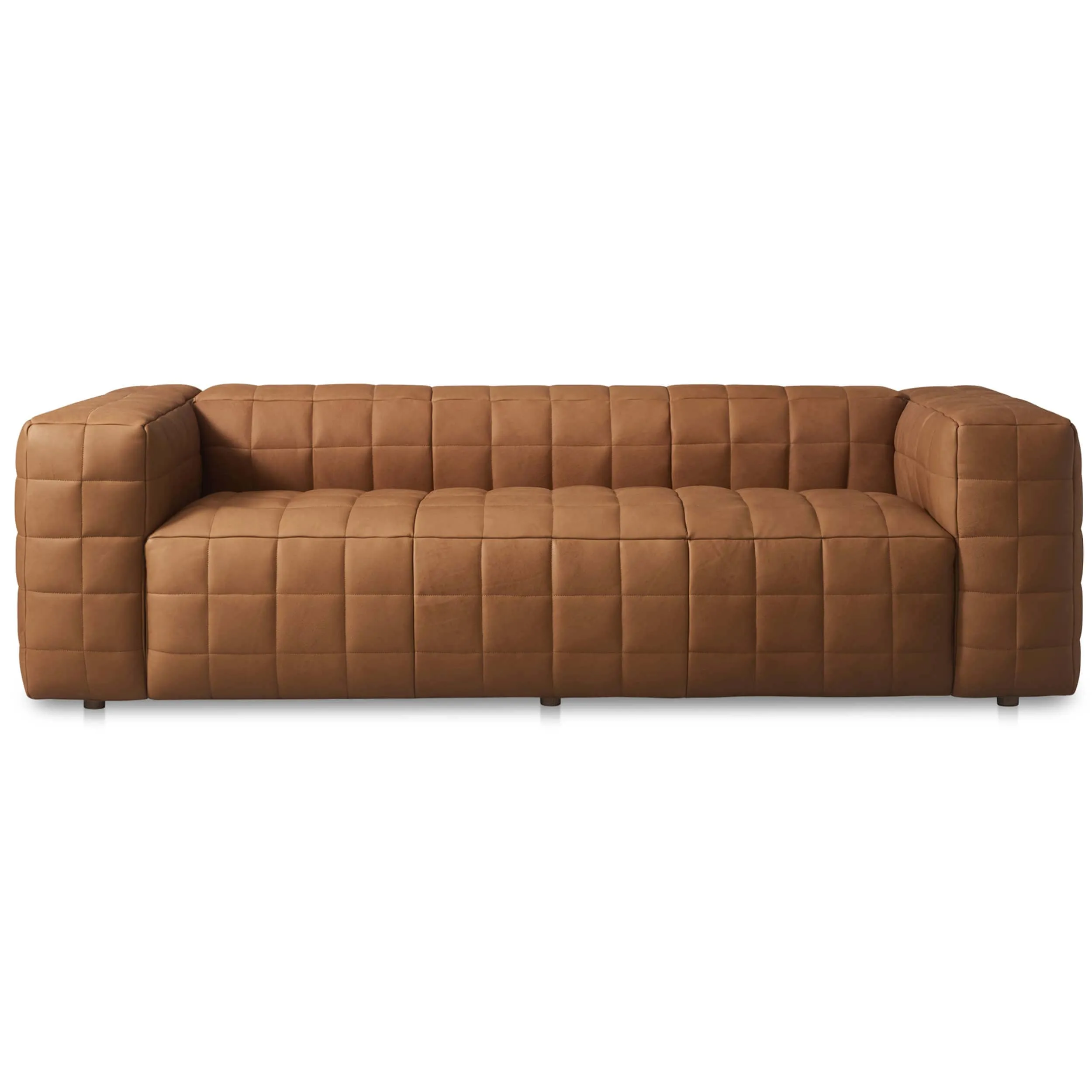 Callan Leather Sofa, Tan