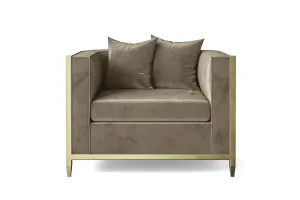 Carrara Armchair Sand Velvet