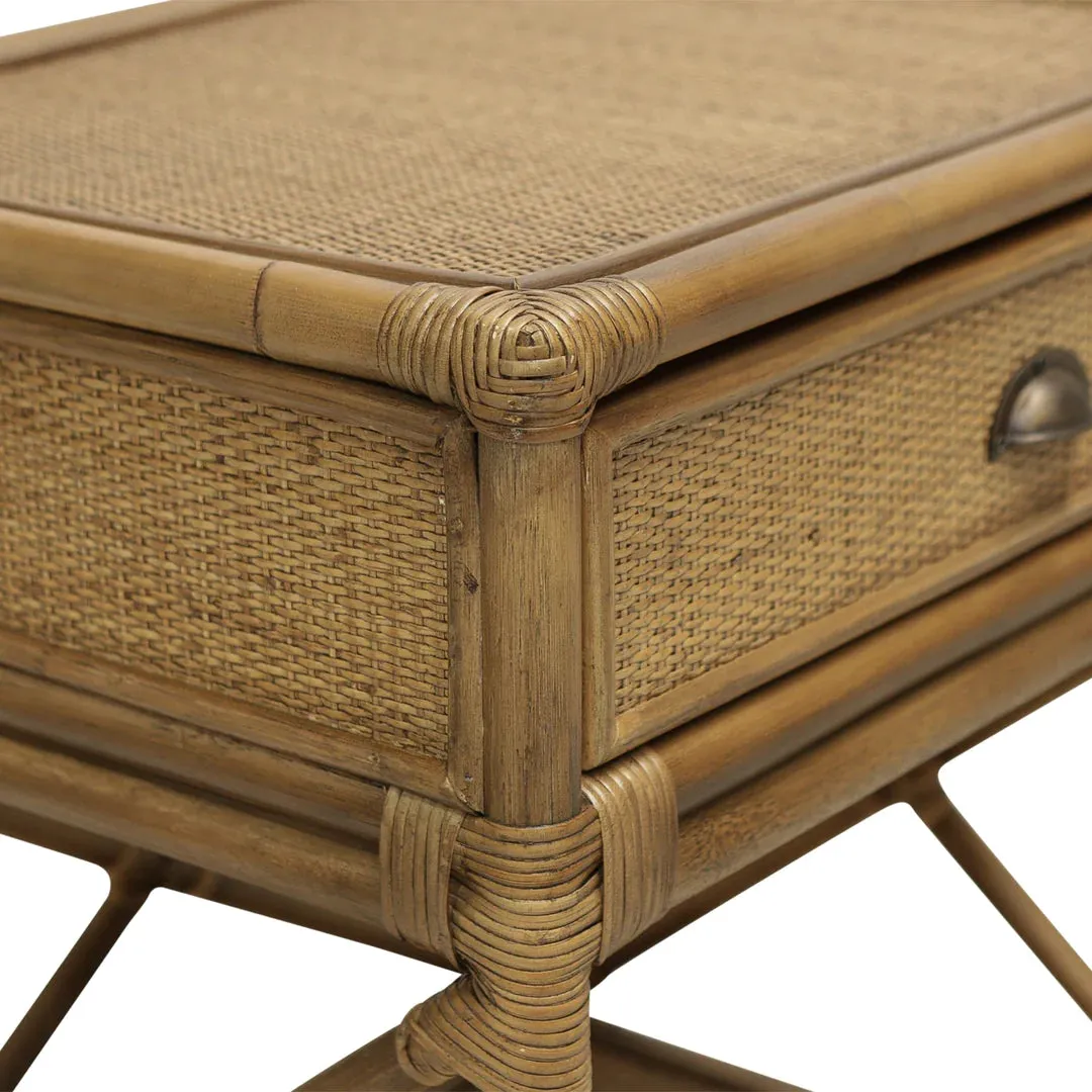 Cayman Rattan Bedside Table