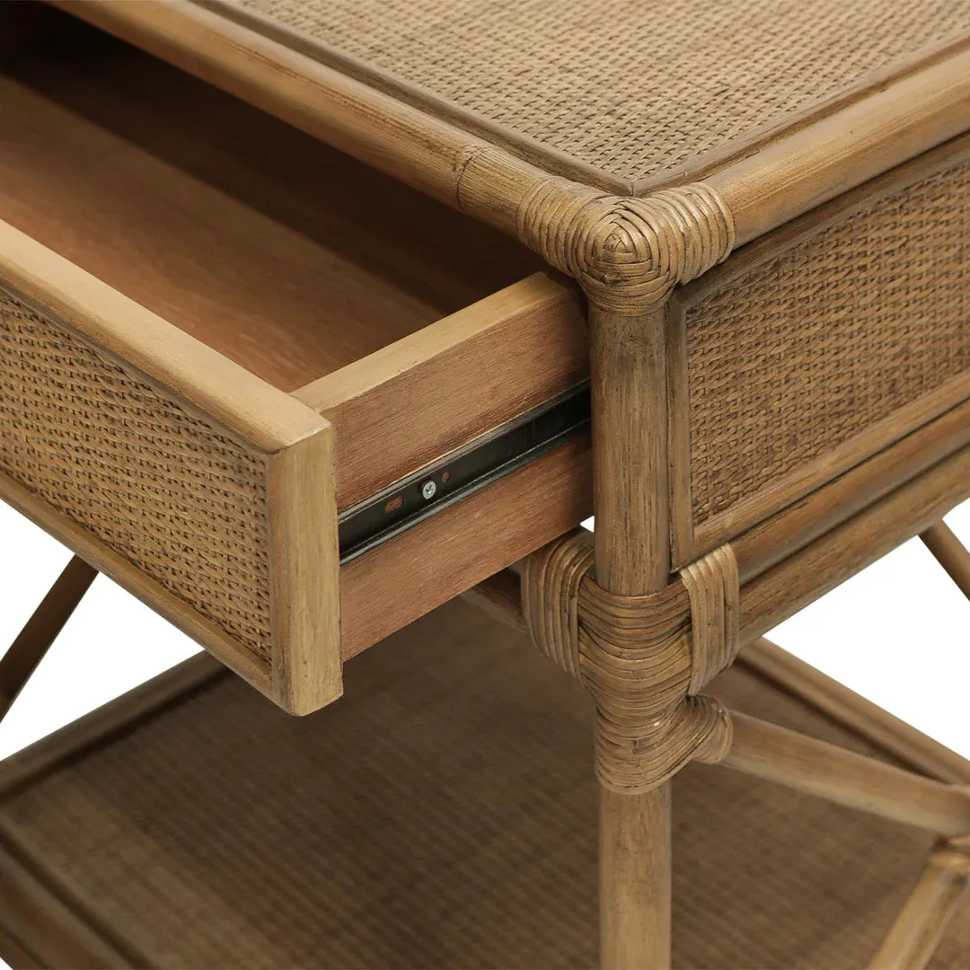 Cayman Rattan Bedside Table