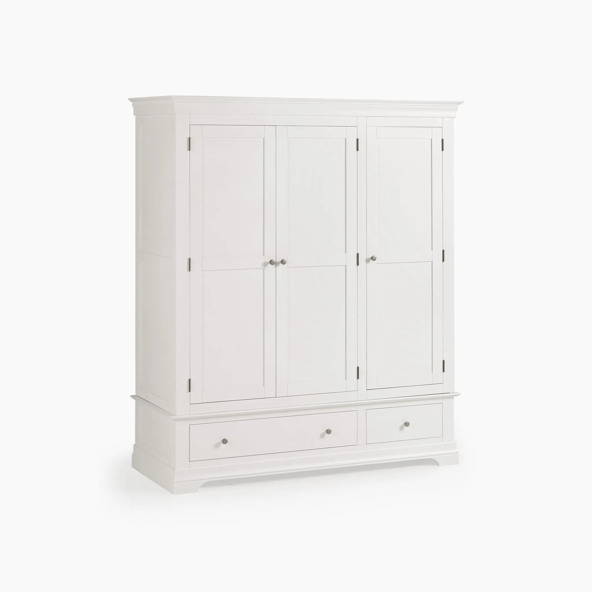 Chalbury Triple Wardrobe in Warm White