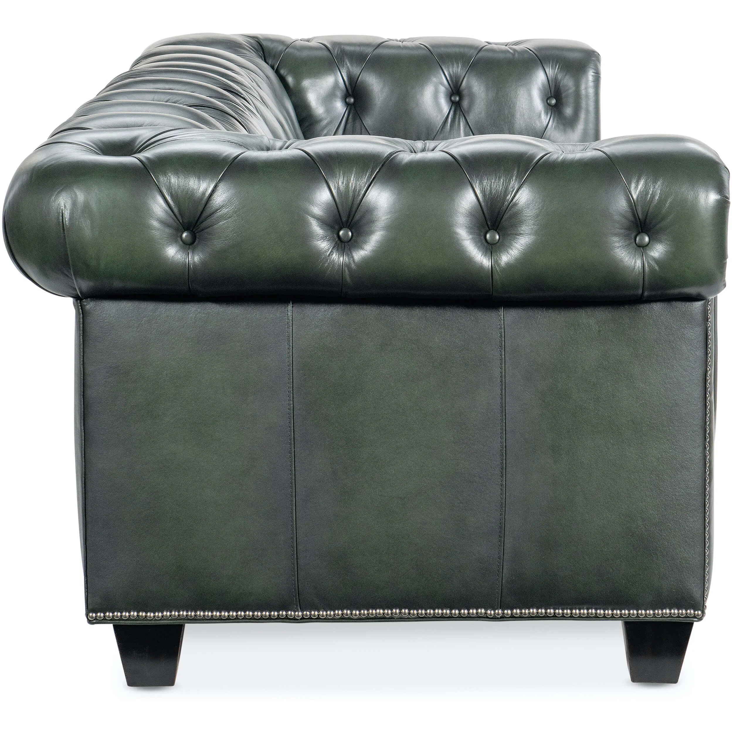 Charleston Tufted Leather Sofa, Sarzana Portal