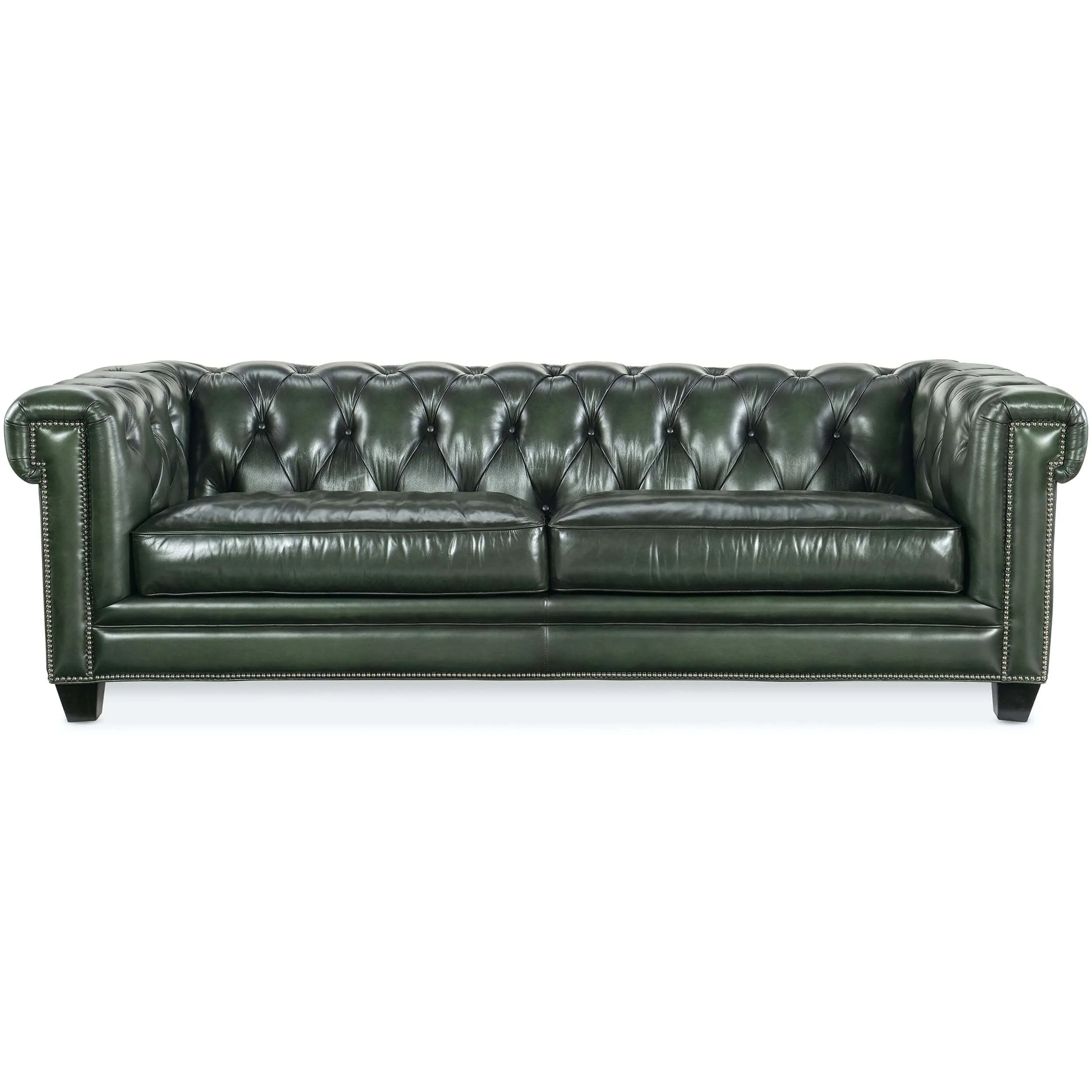 Charleston Tufted Leather Sofa, Sarzana Portal