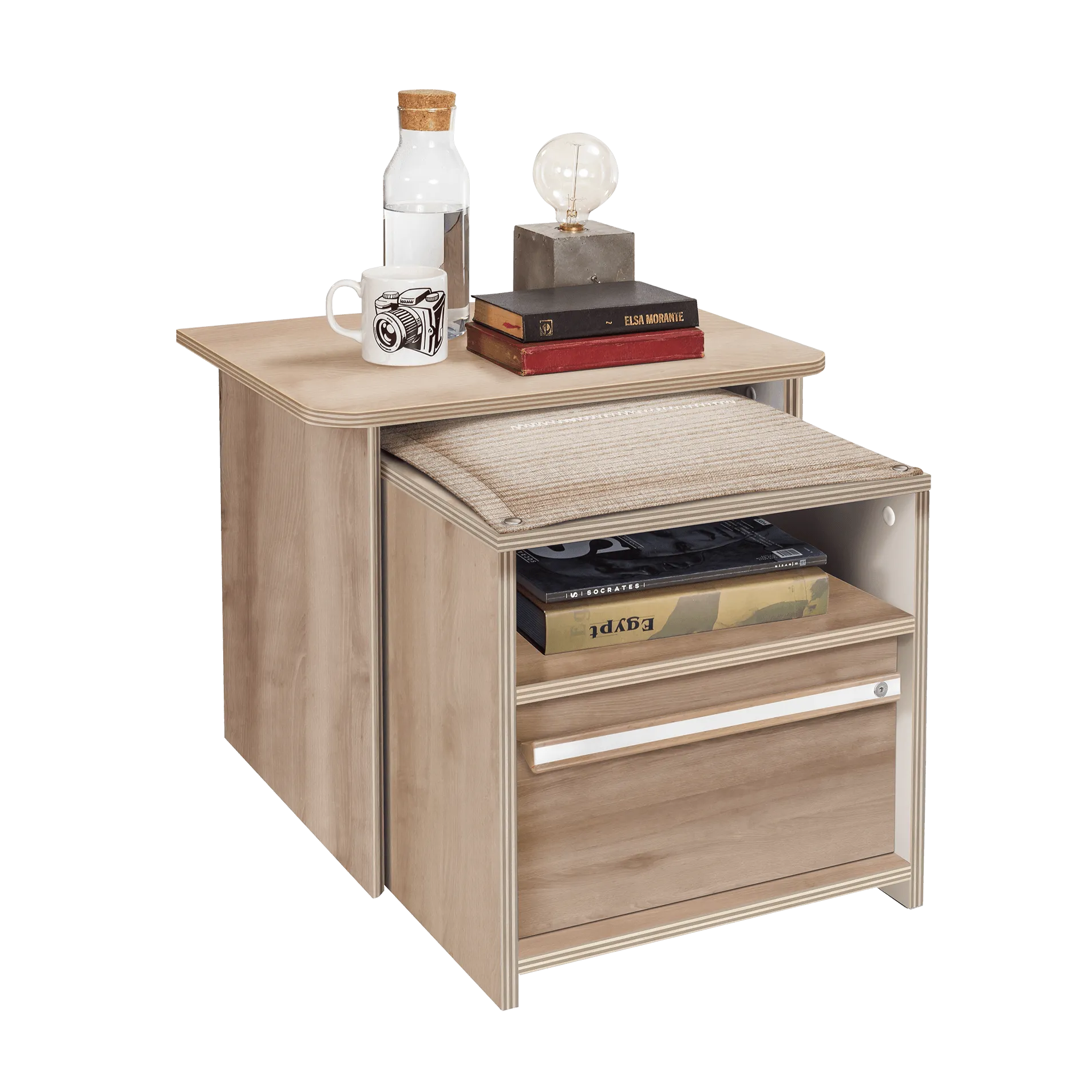 Cilek Duo Nightstand With Shelf