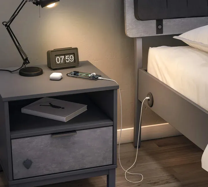 Cilek Space Gray Nightstand