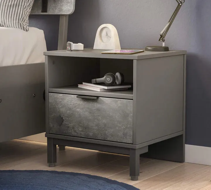 Cilek Space Gray Nightstand