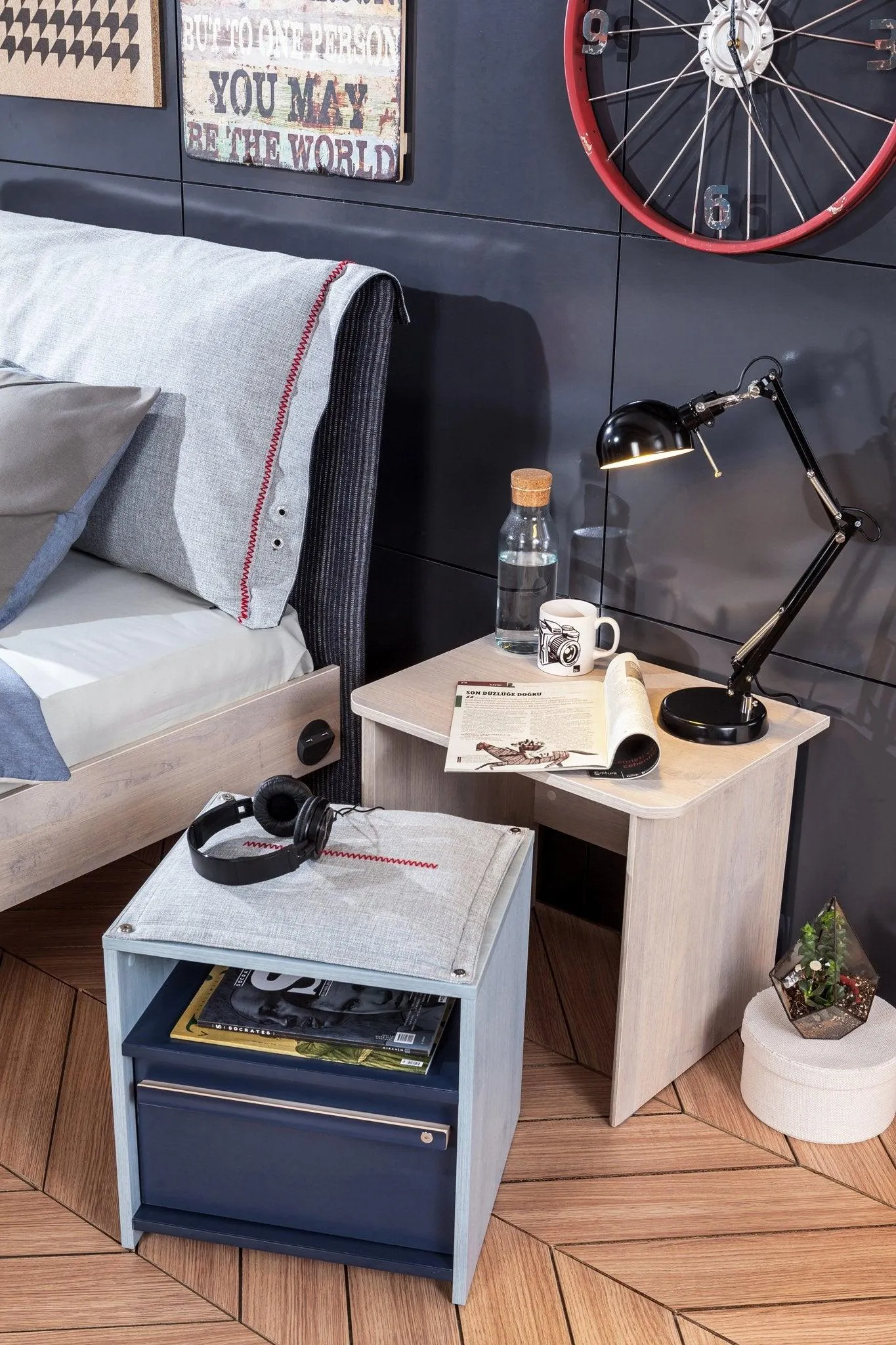 Cilek Trio Nightstand With Shelf