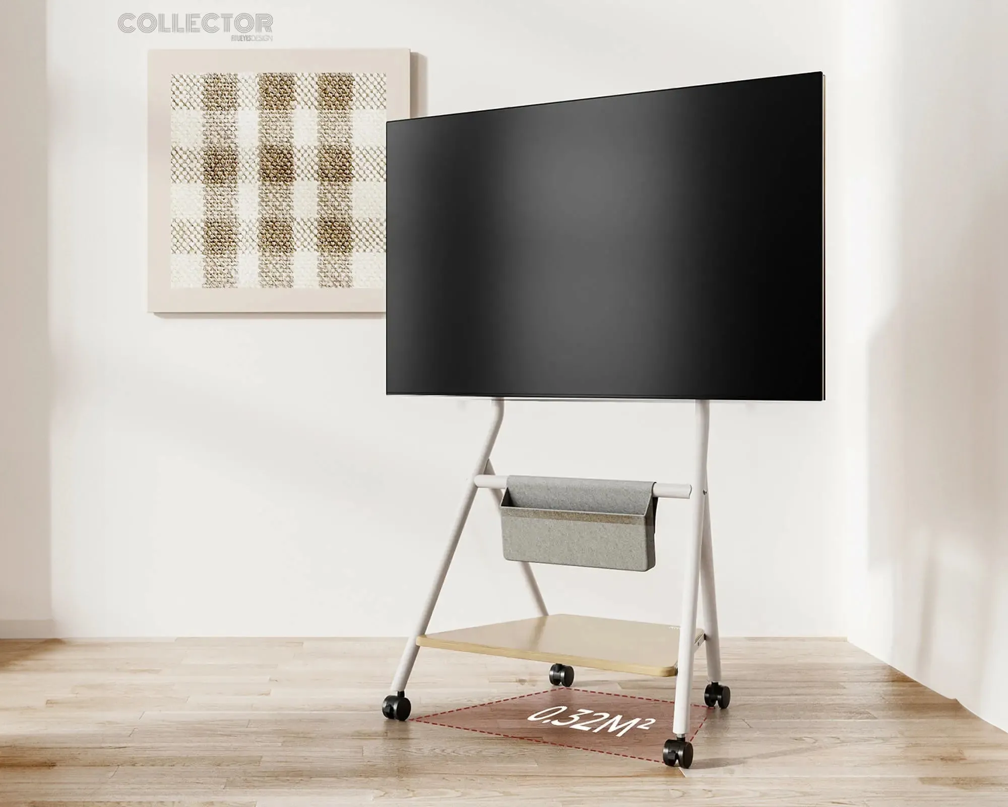 Collector TC65 Rolling TV Stand