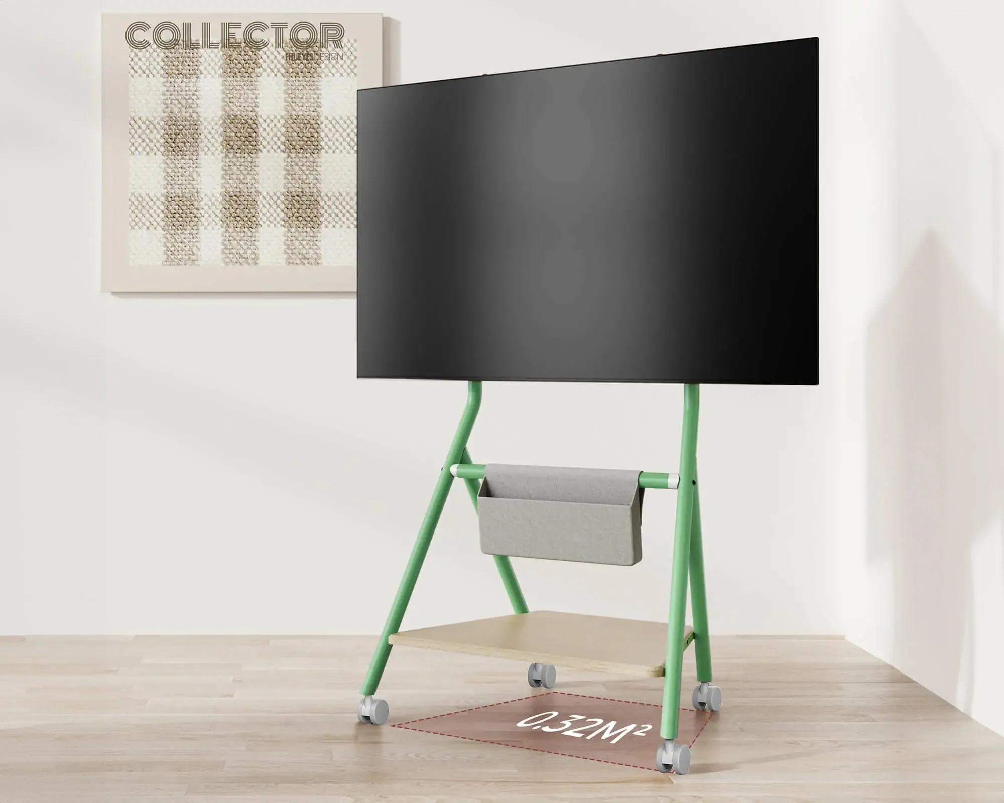 Collector TC65 Rolling TV Stand