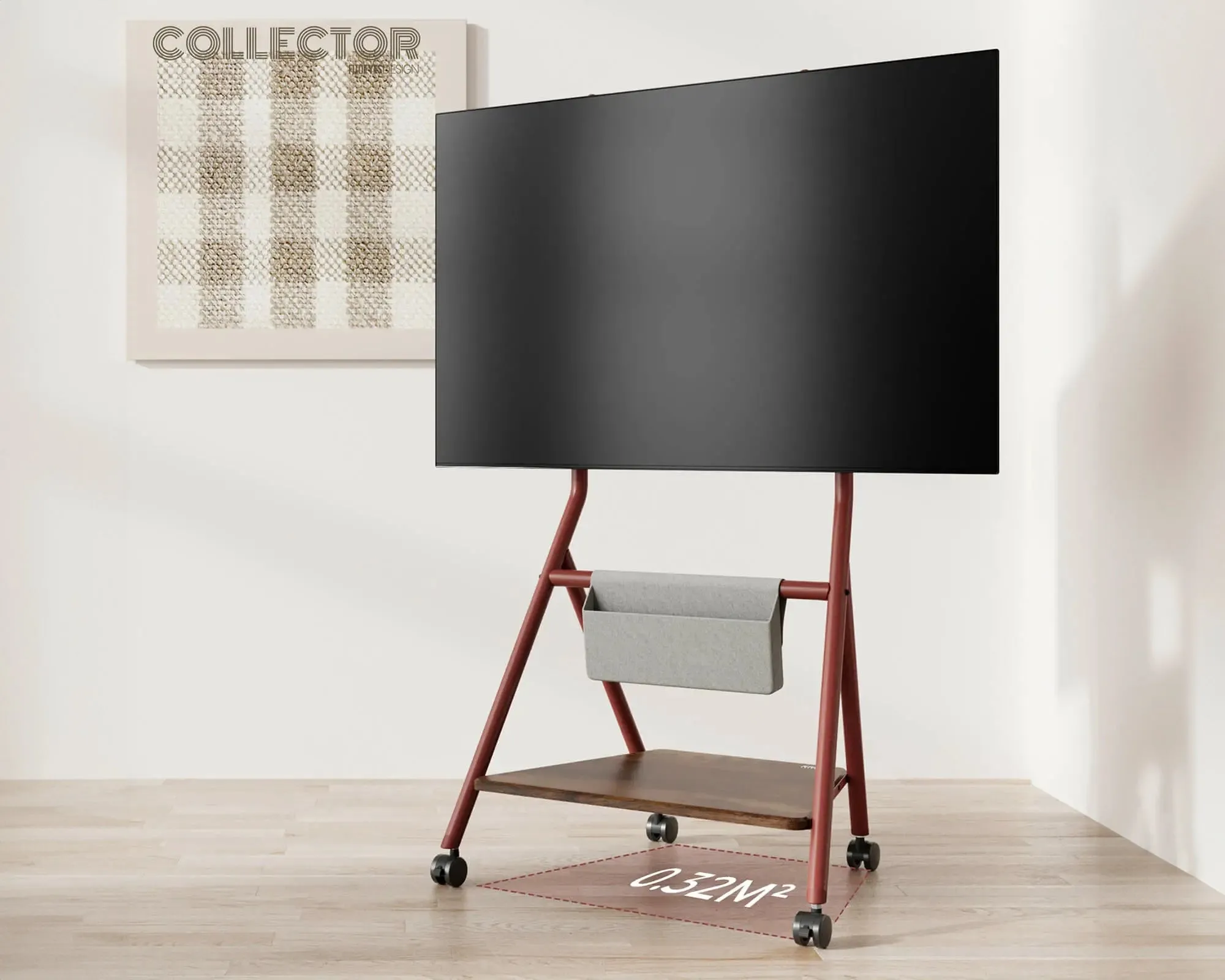 Collector TC65 Rolling TV Stand