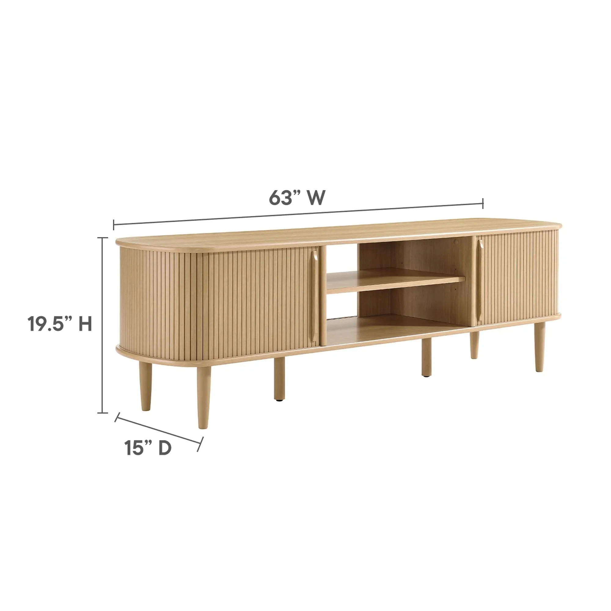 Contour 63" Wood TV Stand by Modway