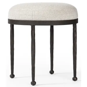 Corinne Accent Stool, Crete Pebble