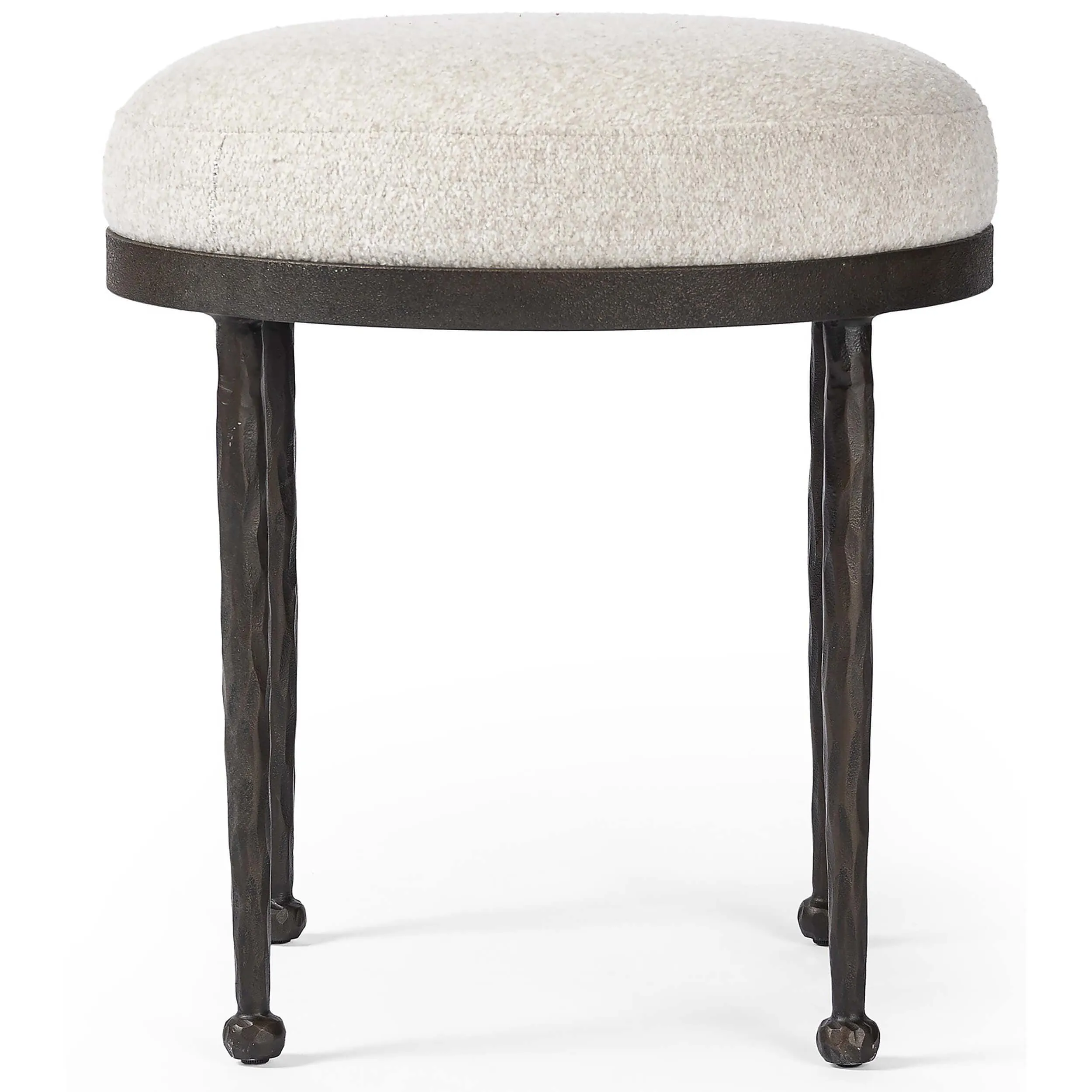 Corinne Accent Stool, Crete Pebble