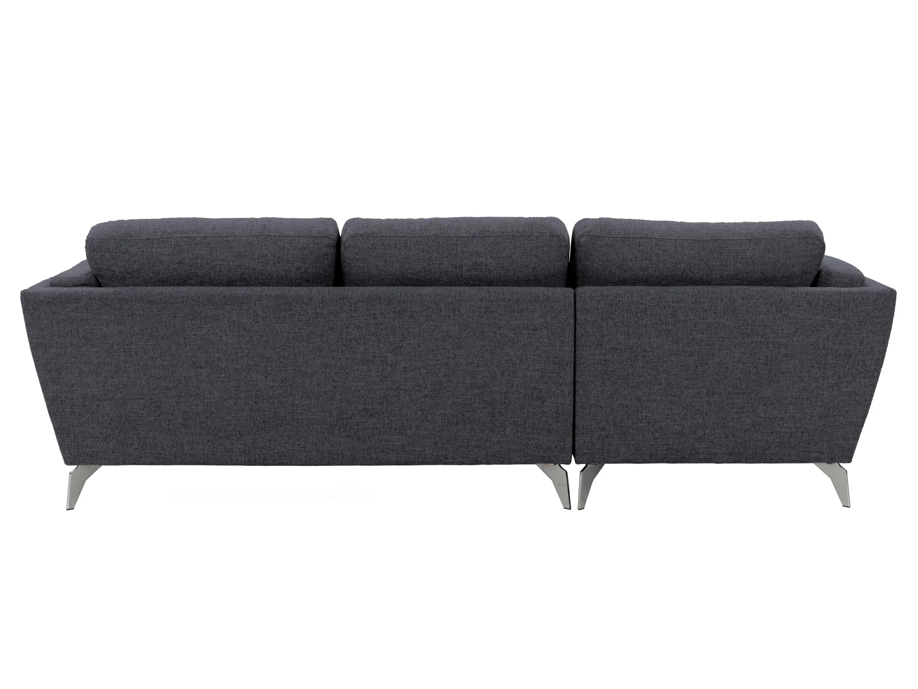 Deep Blue Left Facing L Shaped Sofa