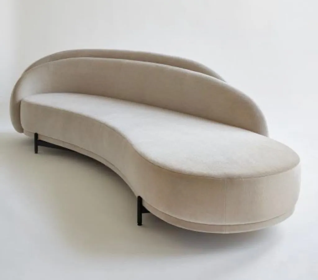 Erin Scratch Resistant Curve Sofa