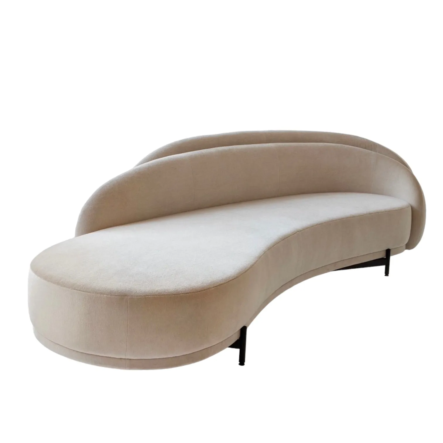 Erin Scratch Resistant Curve Sofa