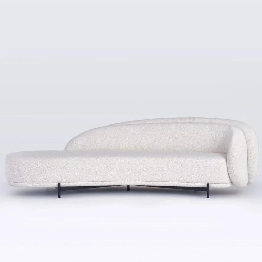 Erin Scratch Resistant Curve Sofa