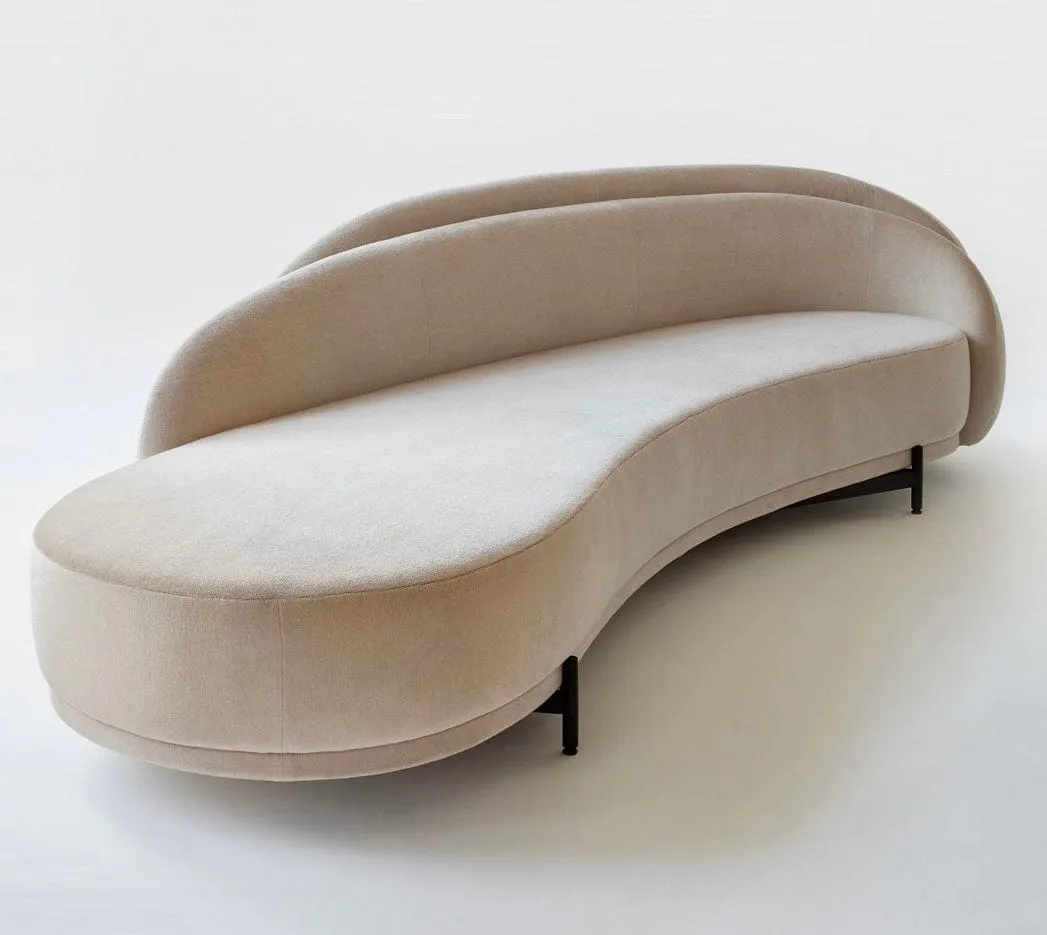 Erin Scratch Resistant Curve Sofa